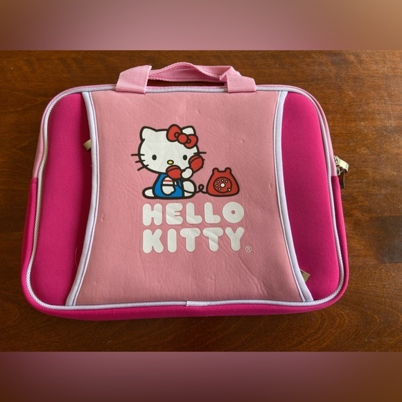 Hello Kitty Pink Neoprene Tablet Case Padded Protector - Picture 1 of 8